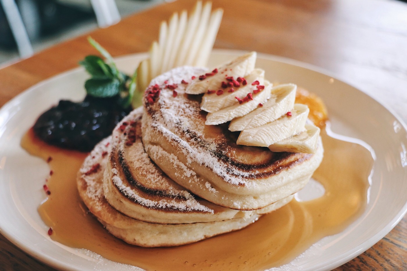 Buttermilk pancakes from Odelay - Queenstown Dining